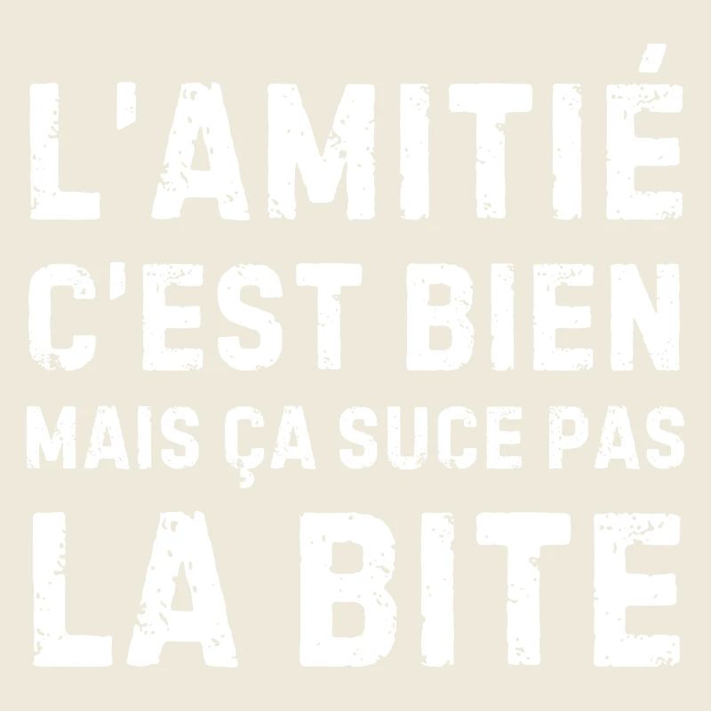 Amitié et Provocation en Typo Forte