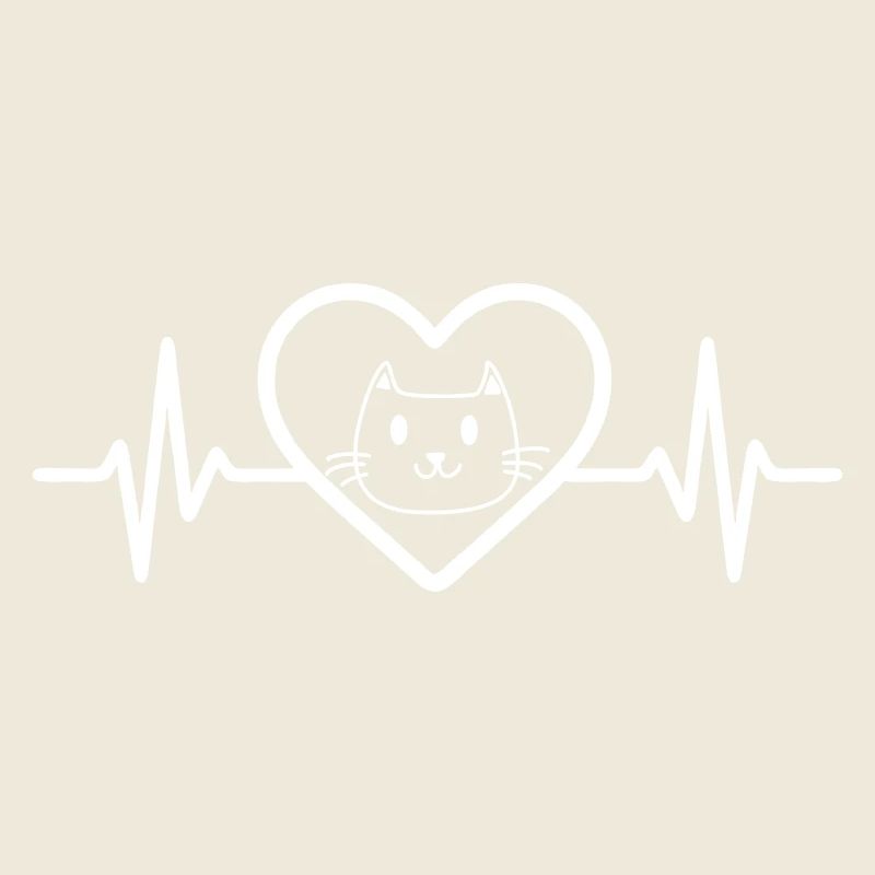 Katze Herz Tier