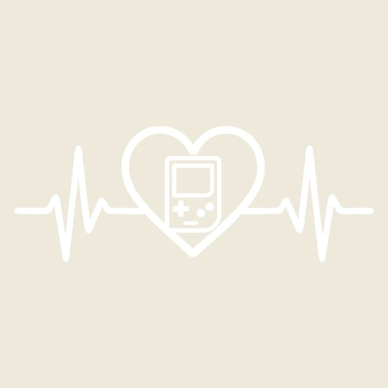 Cœur Rétrogaming – Console Portable Vintage