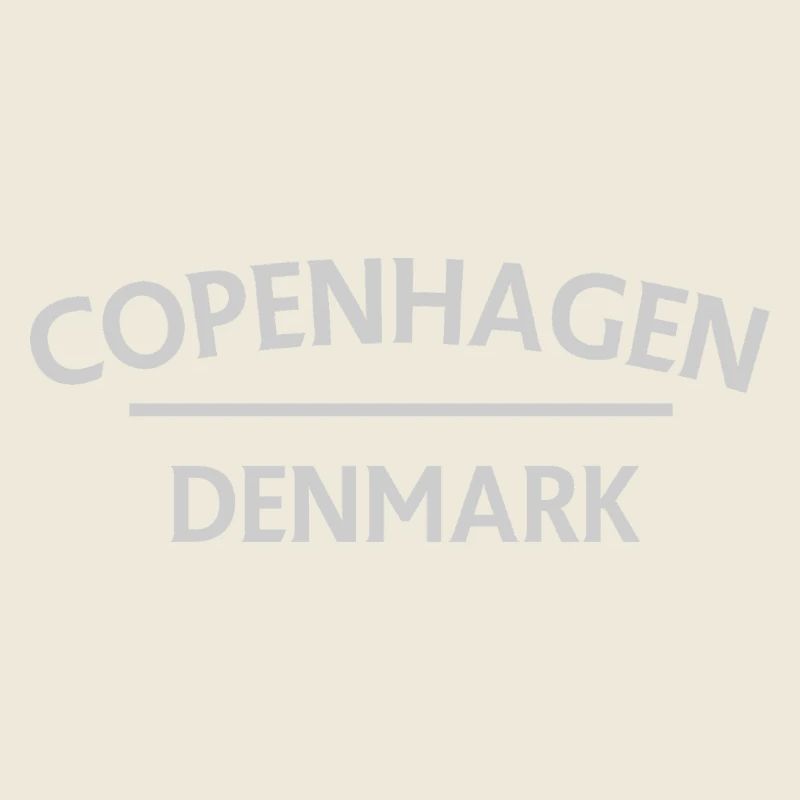 Copenhagen – Denmark Textdesign