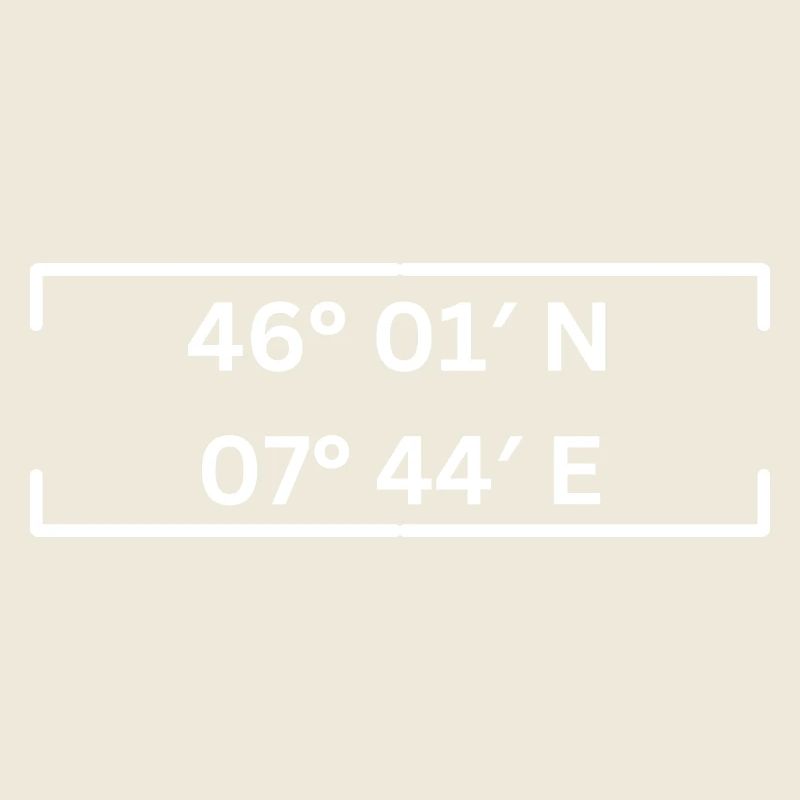 Coordinates Zermatt Minimalist