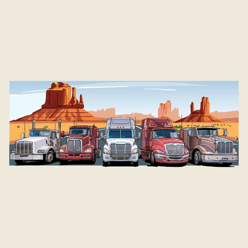 Truckers on the highway