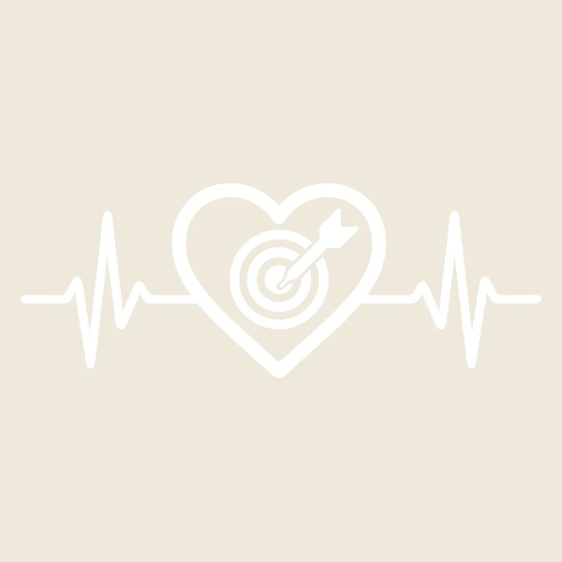 Heart Target Dartboard