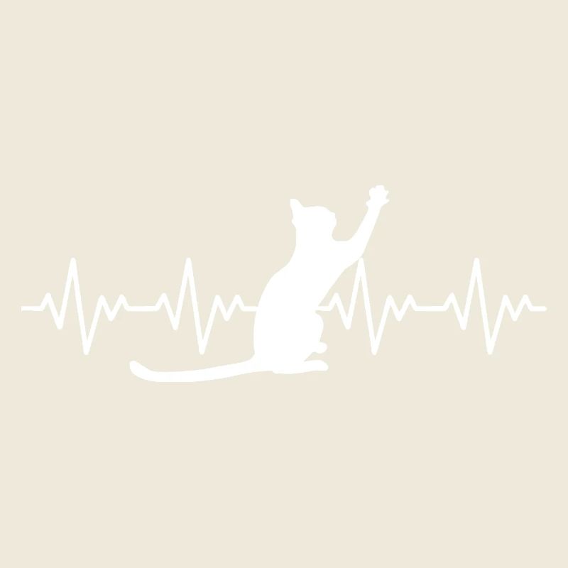 ECG du chat Fréquence cardiaque Battement de cœur