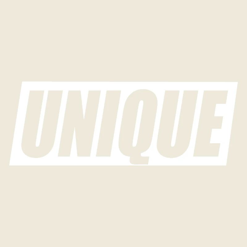 unique, unique, unique valeur de soi unique