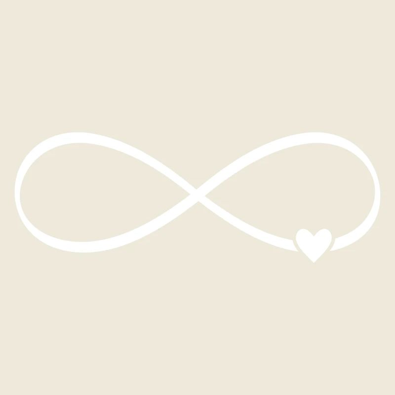 Herz Unendlichkeit Symbol Liebe Zeichen Geschenk