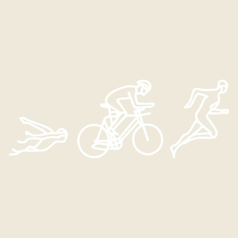 Triathlon Skizze