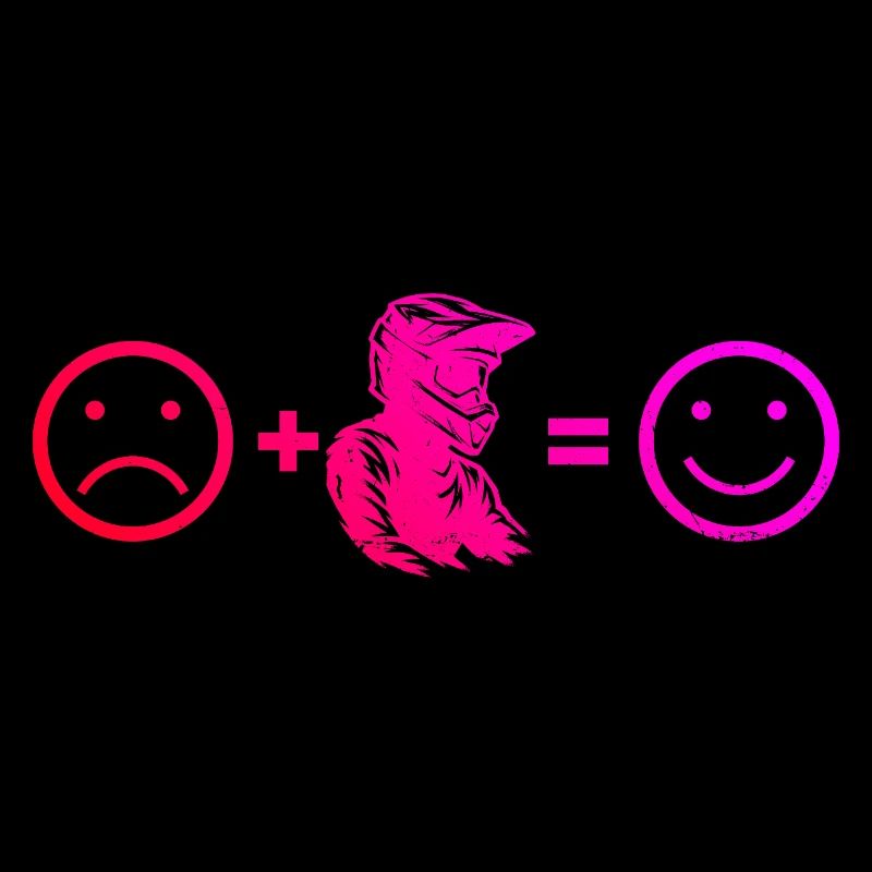 Motocross motif with recognition value