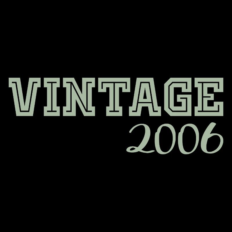 20 Jahre 2006 Vintage Retro-Geburtstagsgeschenk
