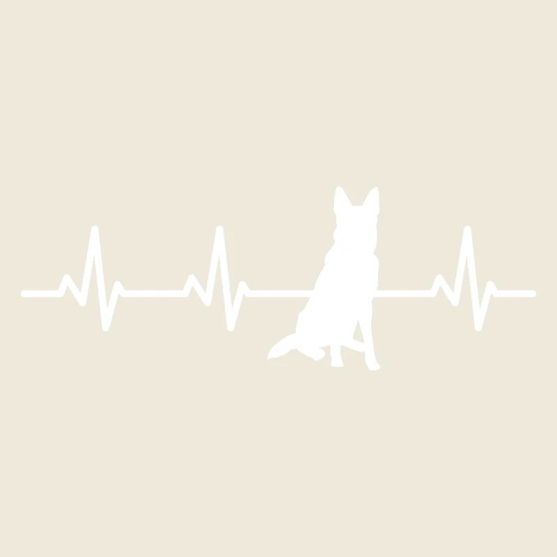 German Shepherd ECG Heartline