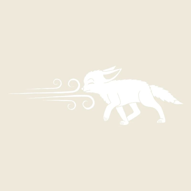 The White Fox and the Wind