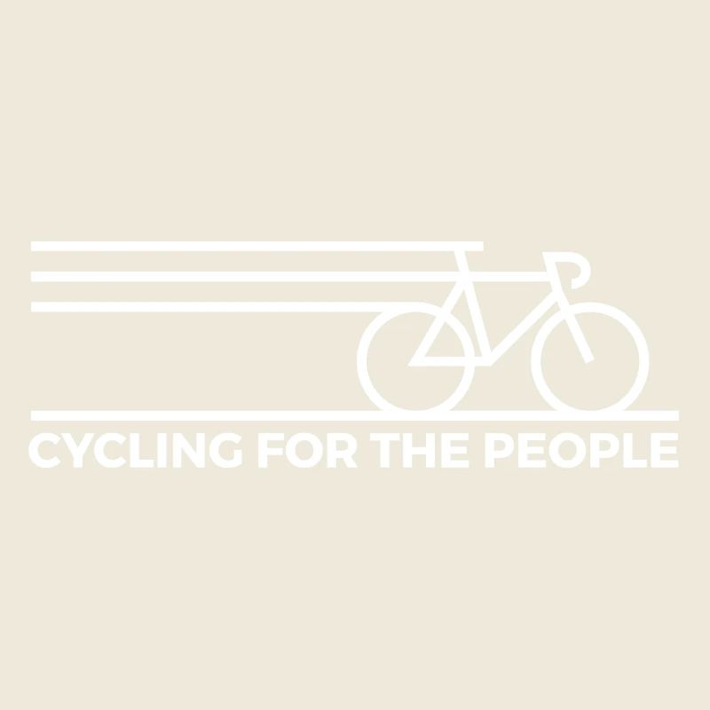 Dynamisches Fahrrad-Line-Art-Design