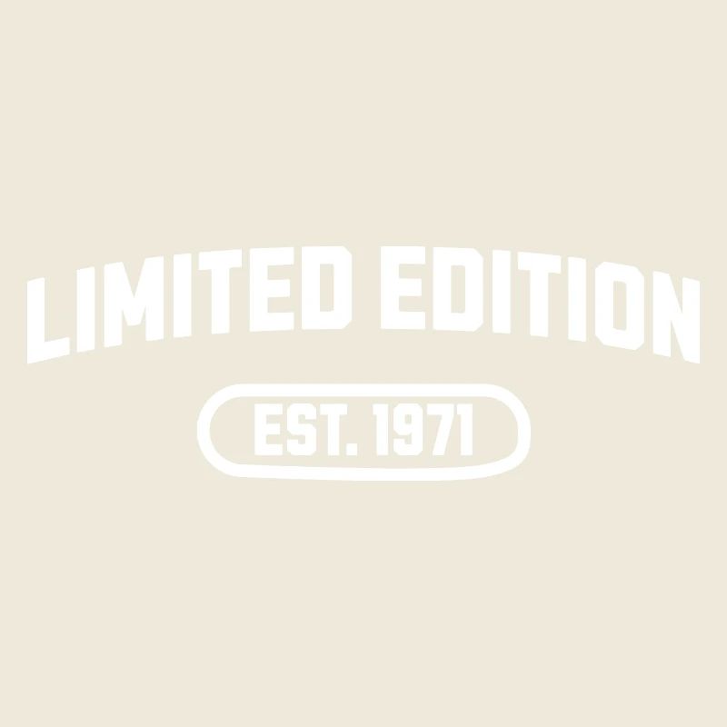 Limited Edition 1971 Birthday