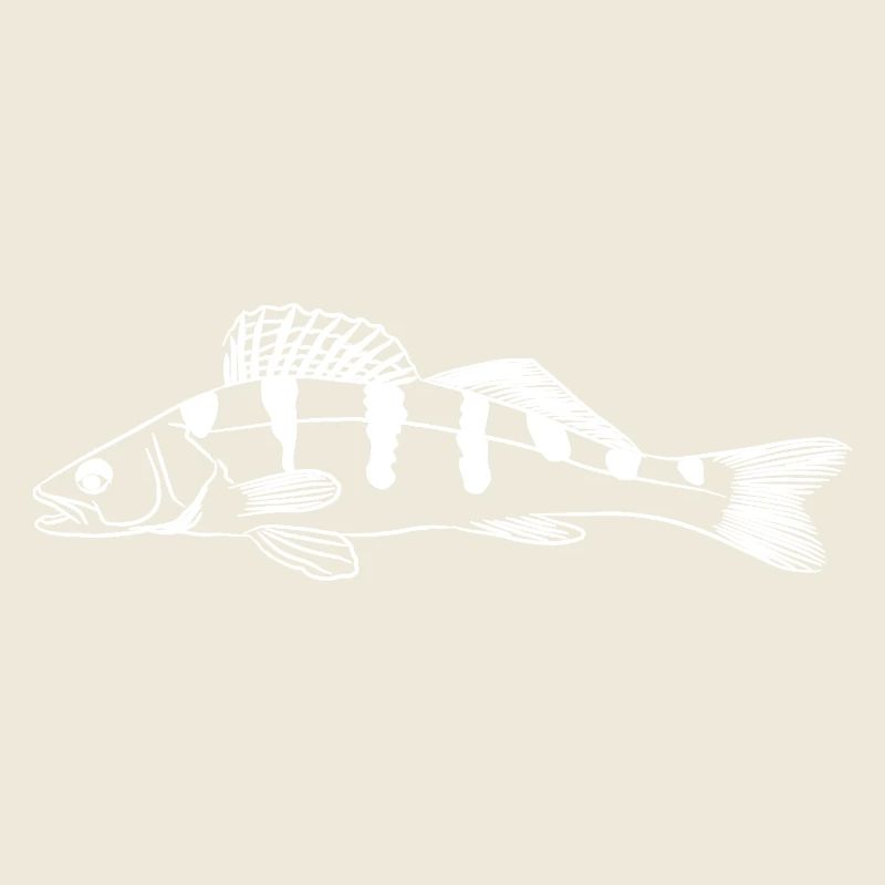 Zander Graphic – Design d’art ligneux pour pêcheurs
