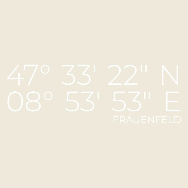 Coordonnées Frauenfeld