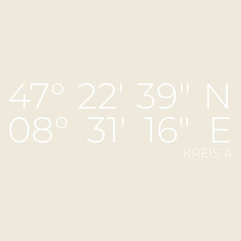 Coordonnées Kreis 4 Zurich