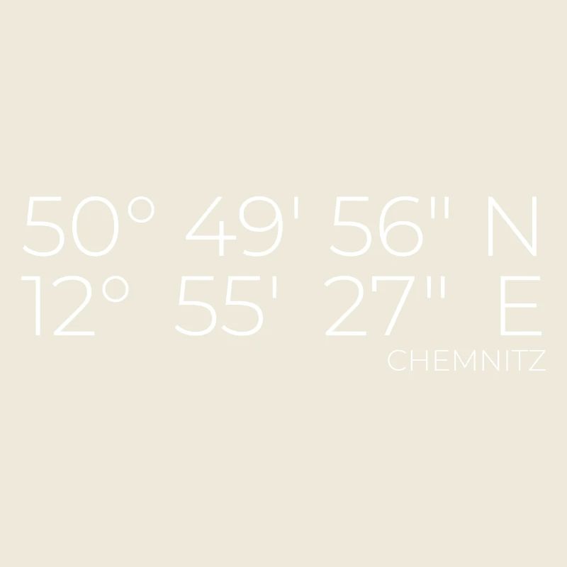 Coordinates Chemnitz