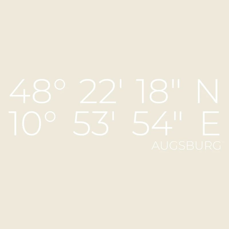 Coordonnées Augsbourg