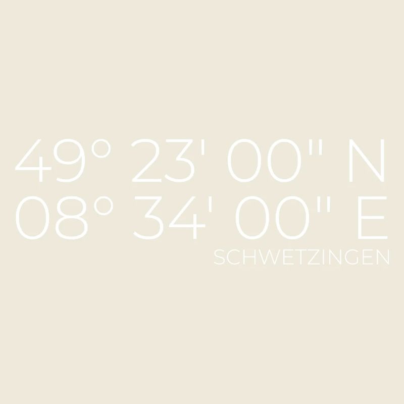 Coordonnées Schwetzingen