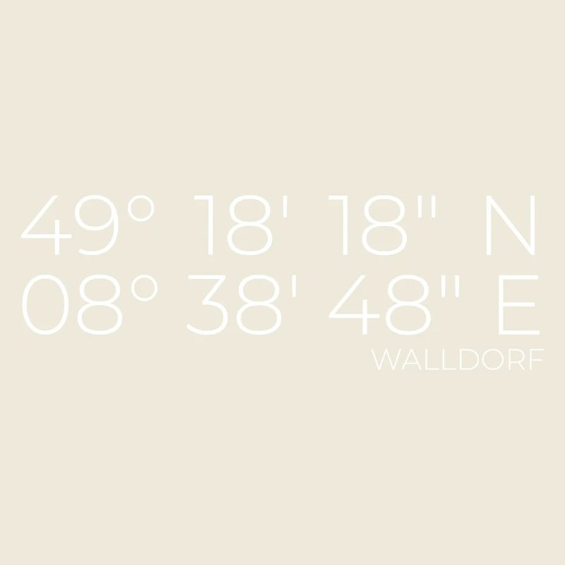 Coordonnées Walldorf