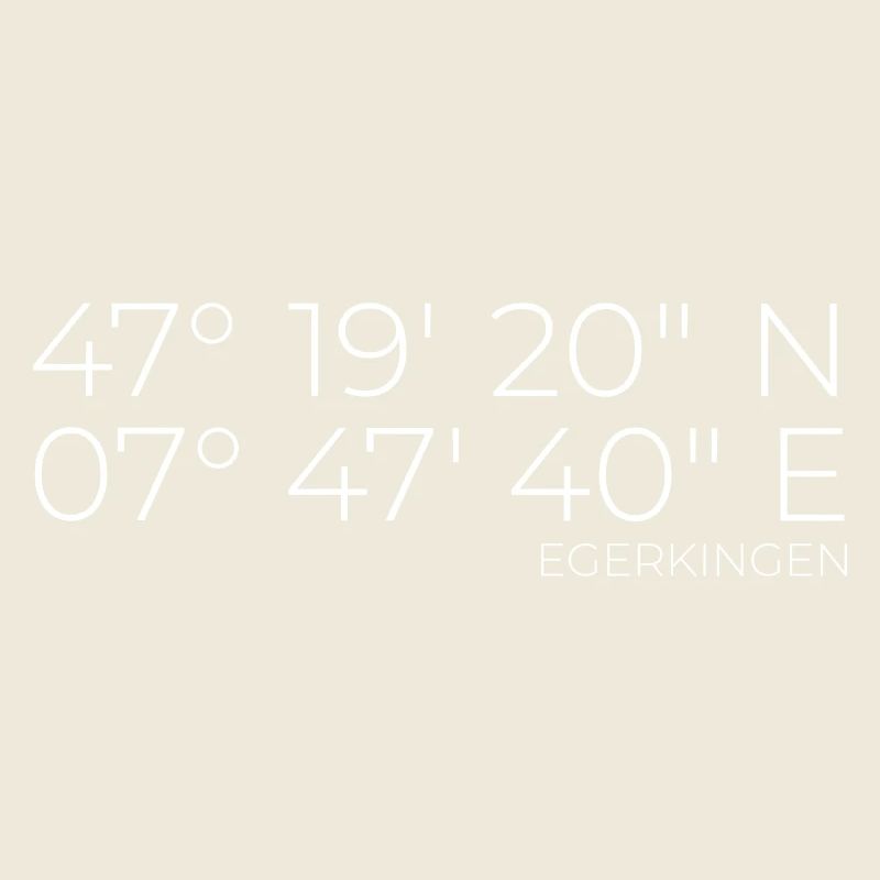 Coordonnées Egerkingen, Suisse