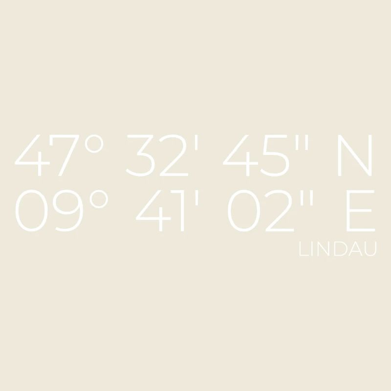 Koordinaten Lindau Bodensee