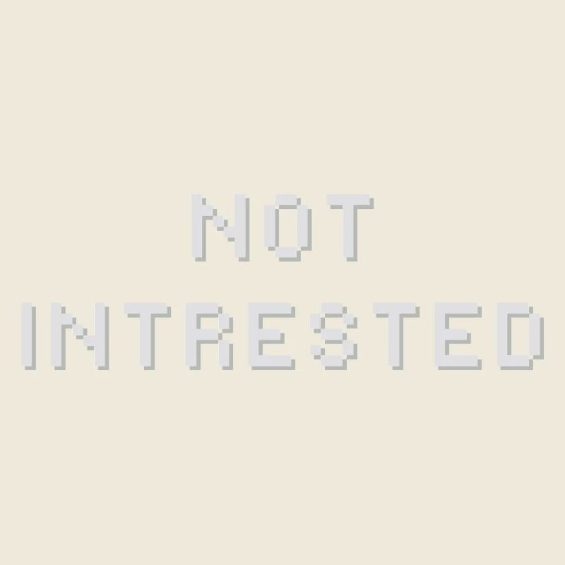 Impression non intéressée