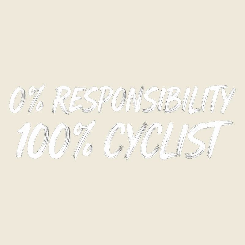 0% Verantwortung 100% Radfahrer