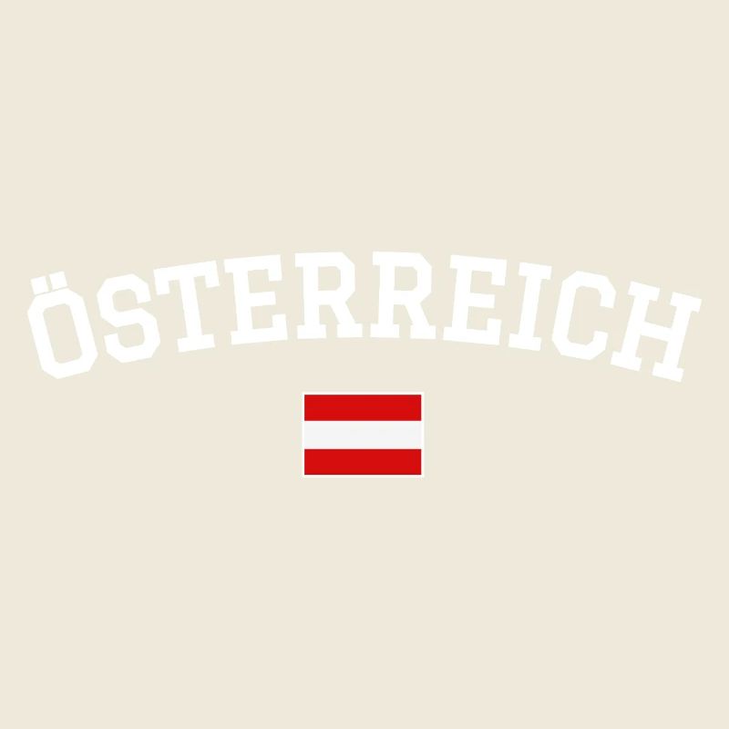 Drapeau autrichien Design blanc
