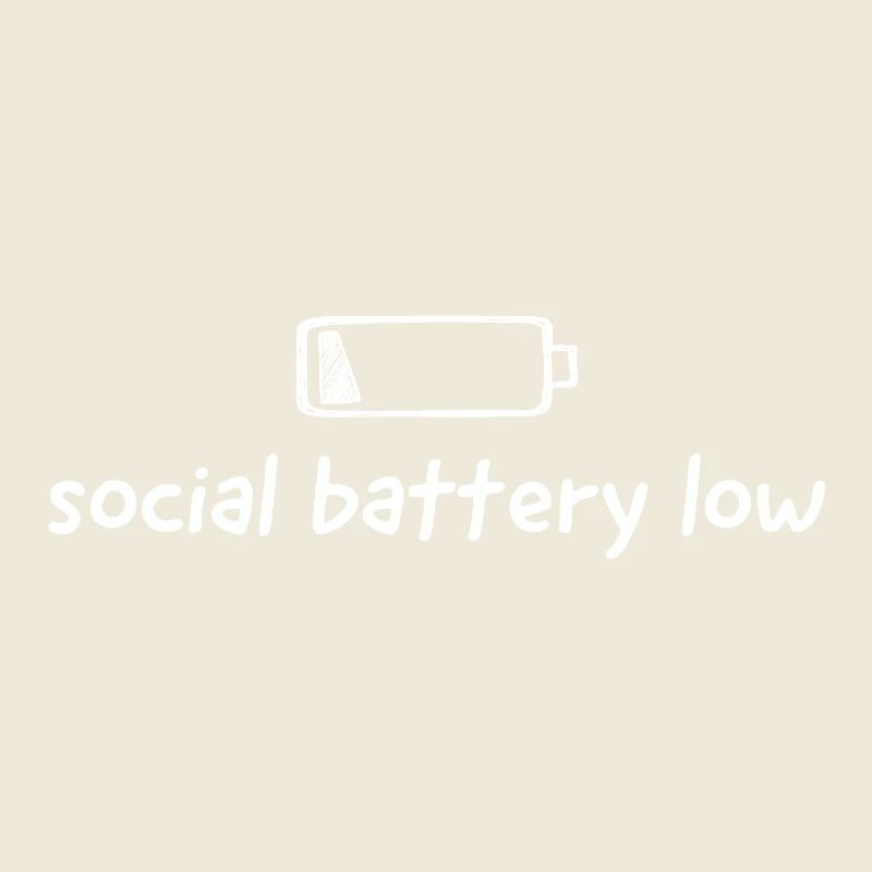 social battery low