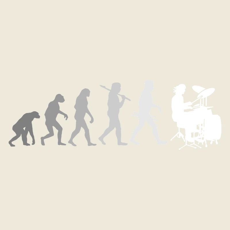 Evolution de la chemise Drums Drummer
