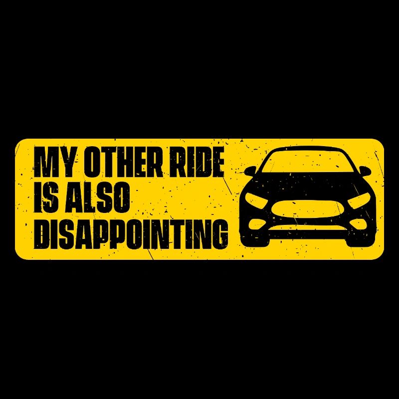 Mon autre trajet est aussi décevante blague drôle de voiture