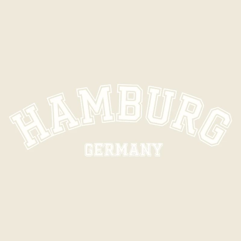 Souvenir de style collège à Hambourg, Allemagne