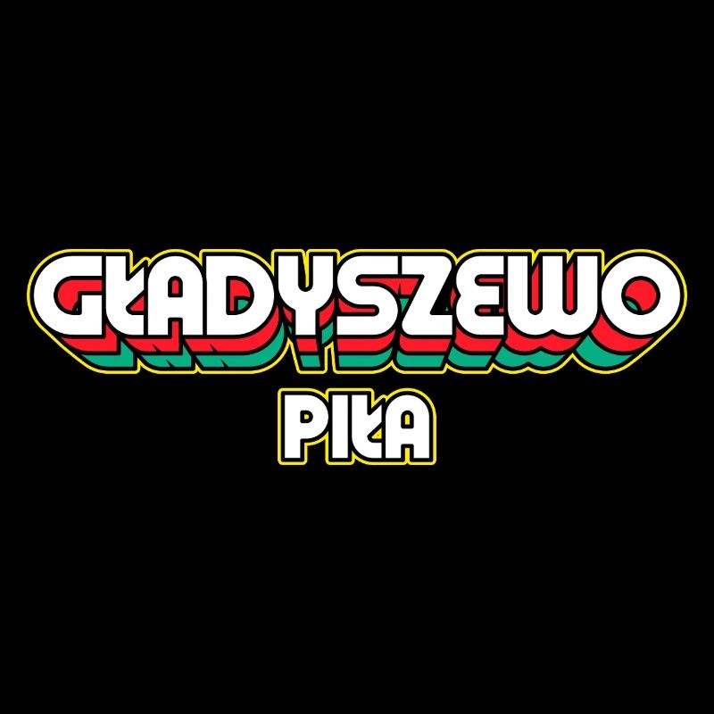 Gładyszewo Piła. Retro District Name