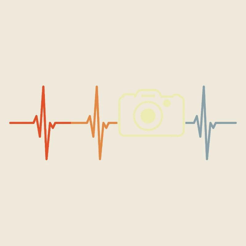Photography Cardiogram Retro Look