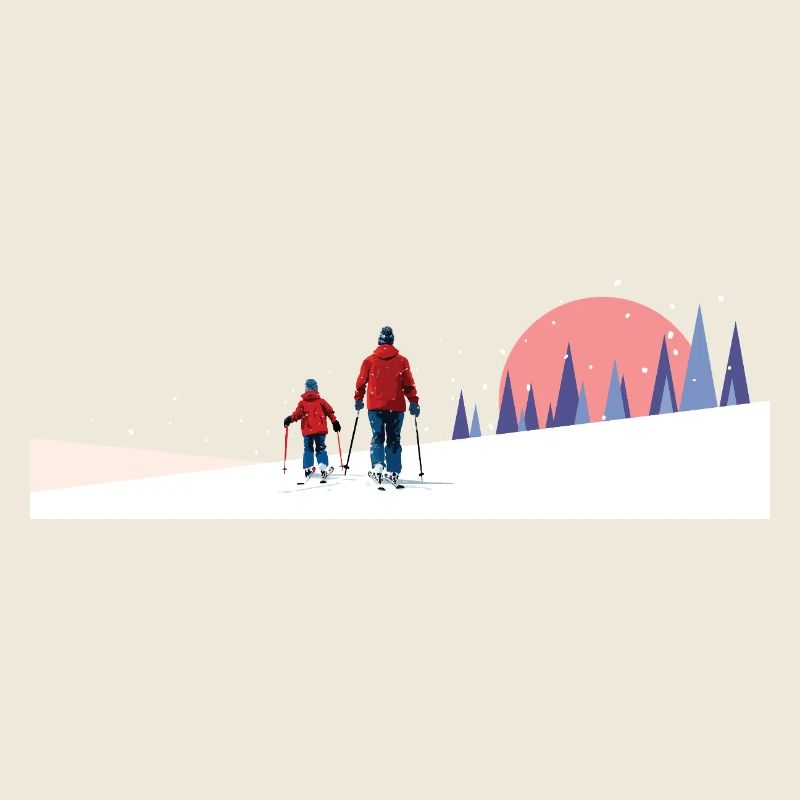 Équipe de ski de randonnée