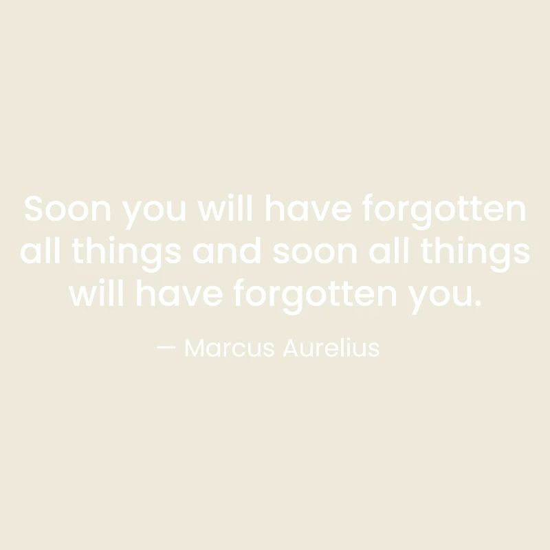 Marcus Aurelius Stoic Quote design