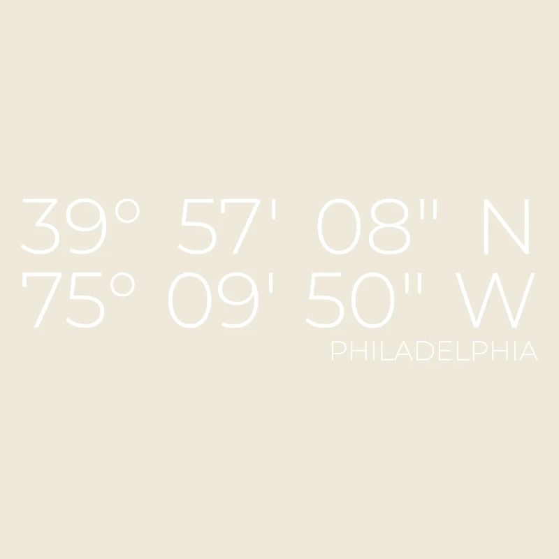 Coordinates: Philadelphia, Pennsylvania