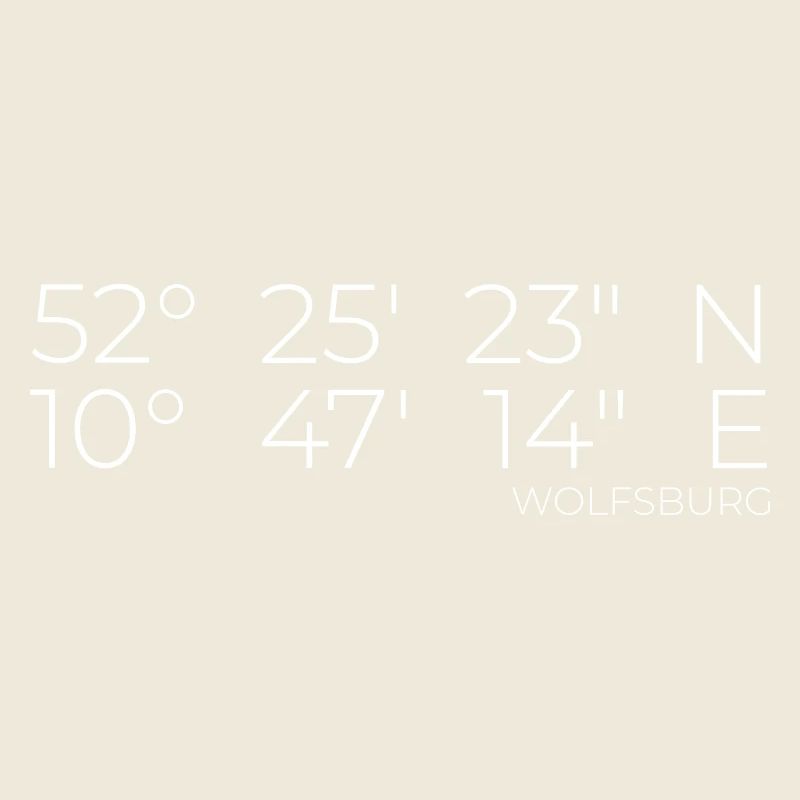 Koordinaten Wolfsburg