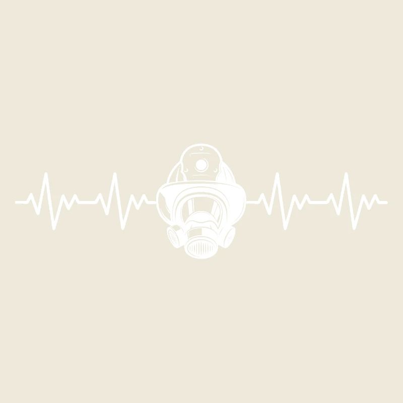 Firefighter Fire Brigade ECG Heartbeat