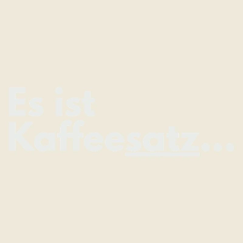 It's Coffee Grounds Typo Design