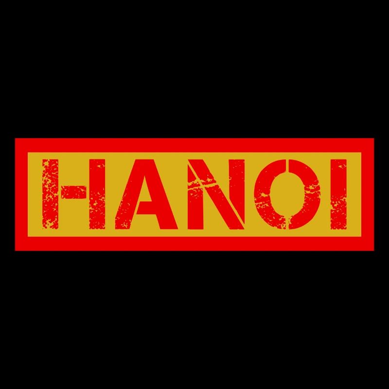 I-HANOI Verwittertes Logo