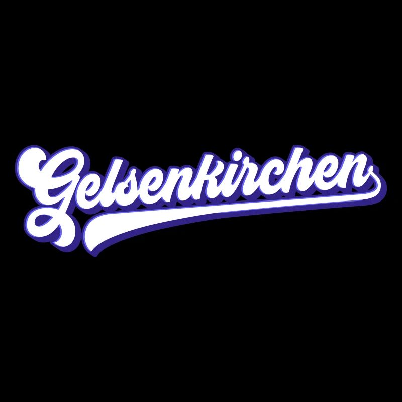 Gelsenkirchen Text | Colors changeable
