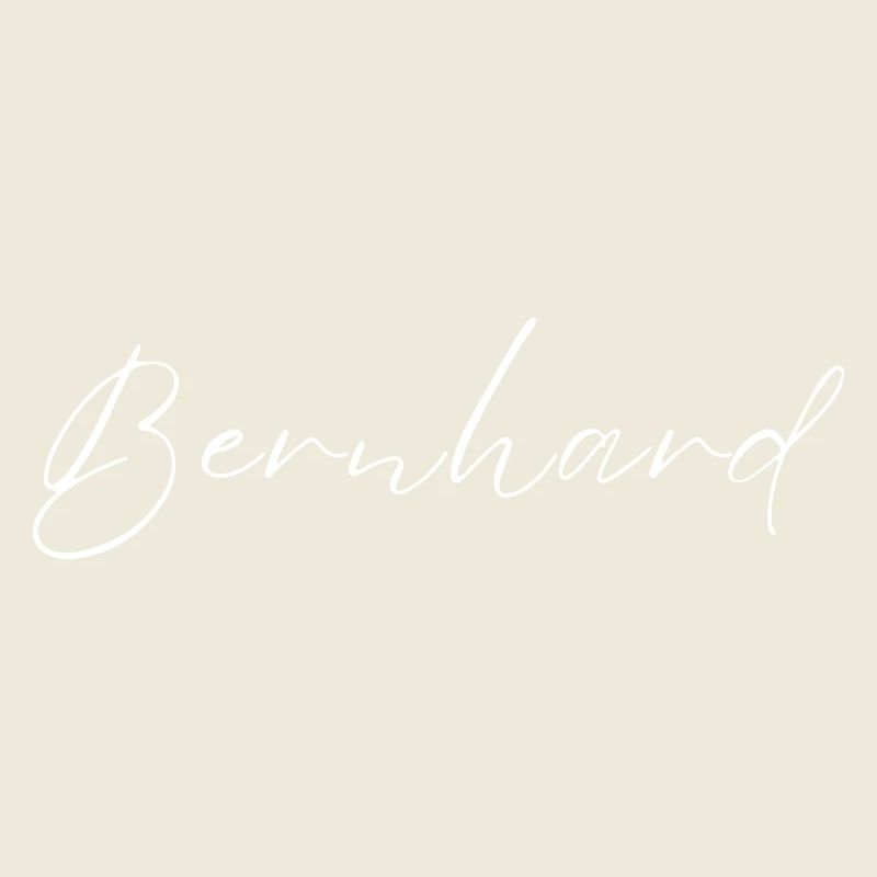 Bernhard Name T-Shirt Geschenk Männer
