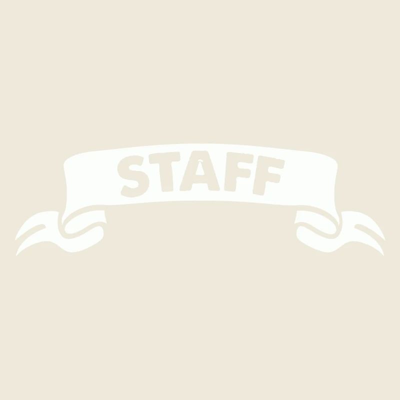 Personalized staff design in black and white