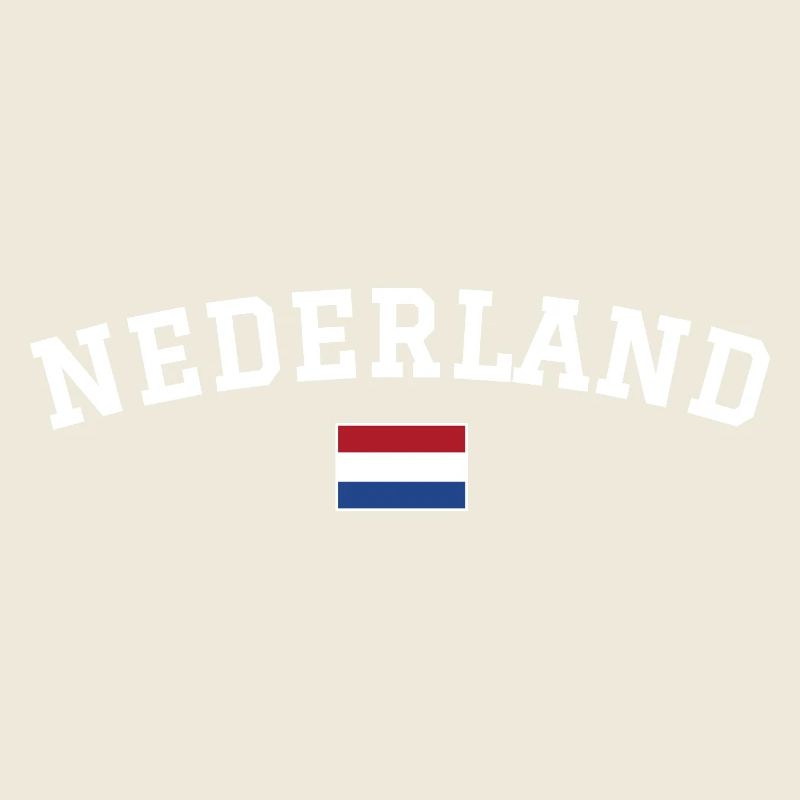 Netherlands Flag Design White