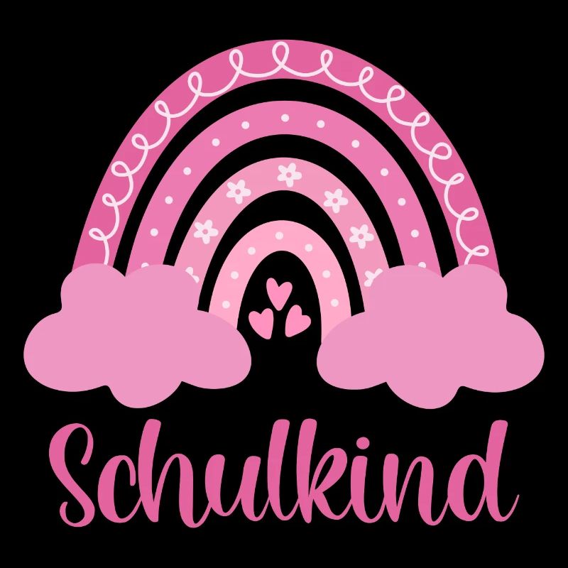 Schulkind Regenbogen