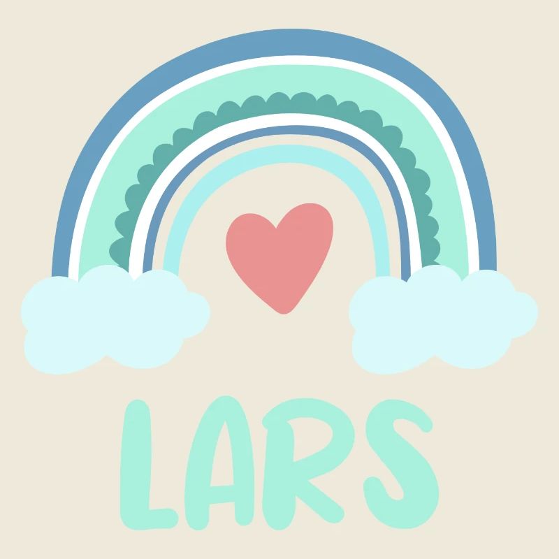 Lars Name Rainbow Baby