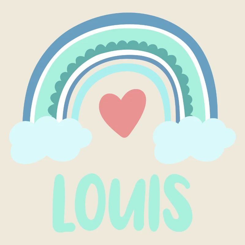 Louis Name Rainbow Baby
