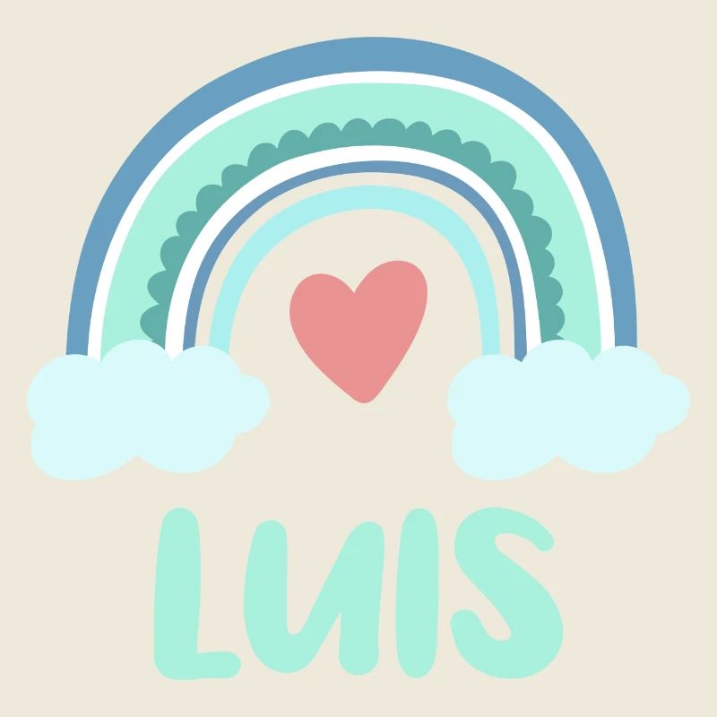 Luis Name Rainbow Baby